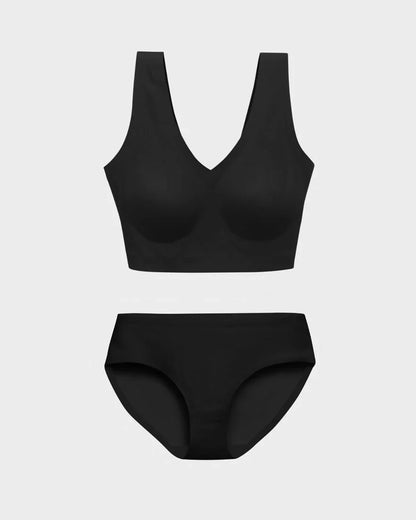 Eby Bra Bra & Panty Set - Black