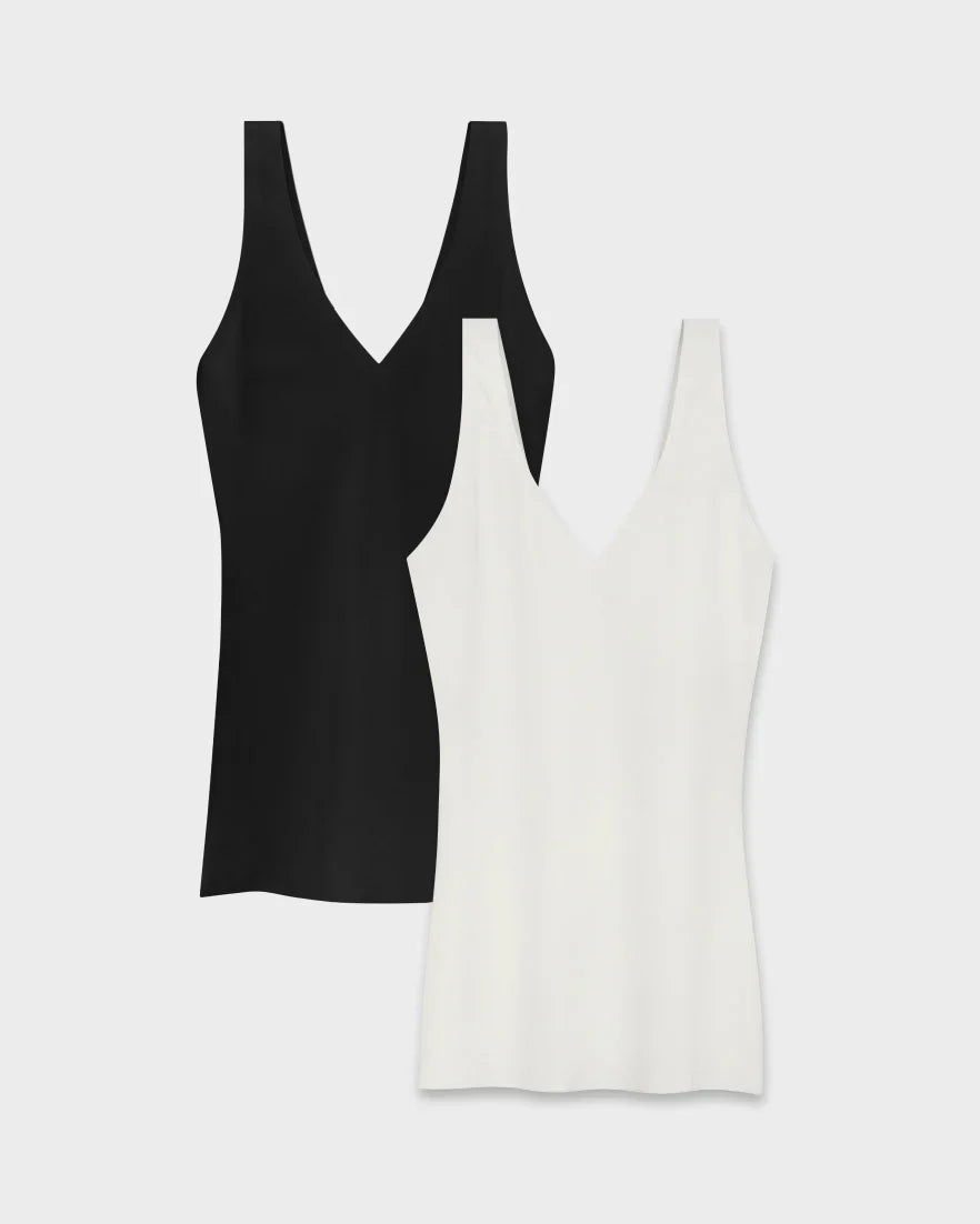 Eby Bra 2 Tank Bundle - Black & Pearl