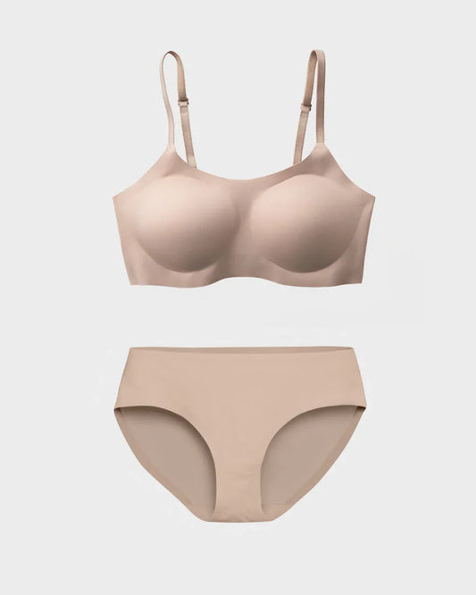 Eby Bra Bra & Panty Set - Nude