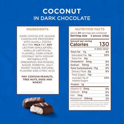 Russell Stover Chocolates Dark Chocolate Mint Patties Favorites, 6 oz. Bag